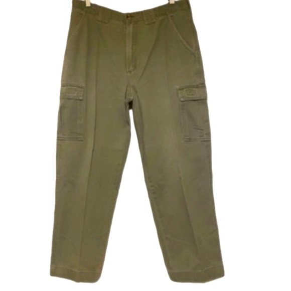 Northern Elements Cargo Pant Men Size 34 Olive Utility Work Relax Straight Hike - Picture 1 of 11